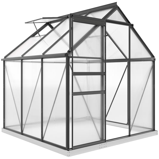 Serre de jardin polycarbonate 183 x 183 x 198 cm