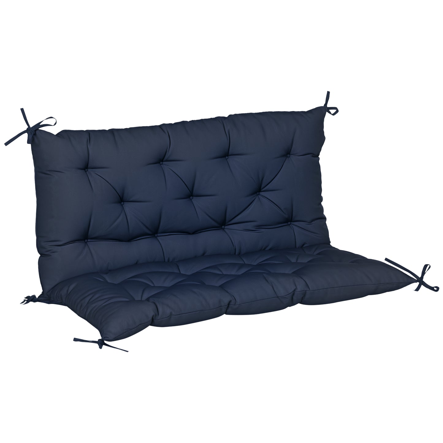 Coussin balançoire 2 places avec dossier pour banc