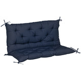Coussin balançoire 2 places avec dossier pour banc