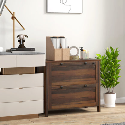 Classeur 2 tiroirs verrouillable avec barre ajustable