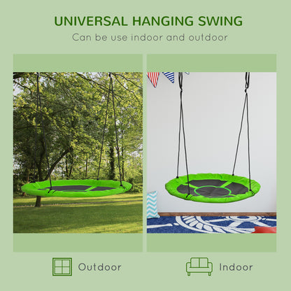 Balançoire soucoupe ronde pour enfants 110 cm