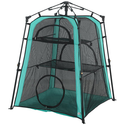 Tente pour chat portable à trois niveaux