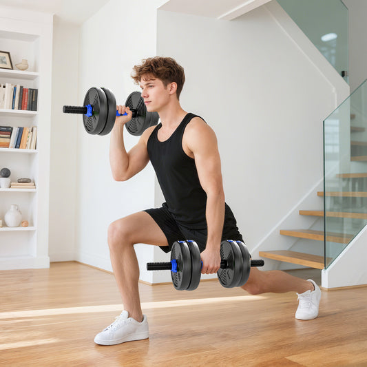 Ensemble d'haltères 3 en 1 ajustable — 15 kg