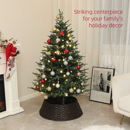 Sapin de Noël artificiel pré-éclairé 152 cm — vert