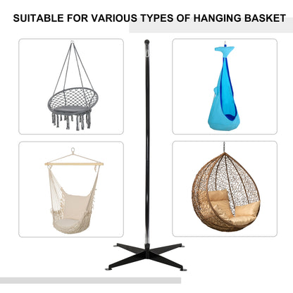 Support en C pour chaise hamac intérieur/extérieur