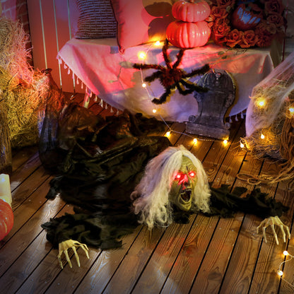 Zombie rampant animé grandeur nature pour Halloween