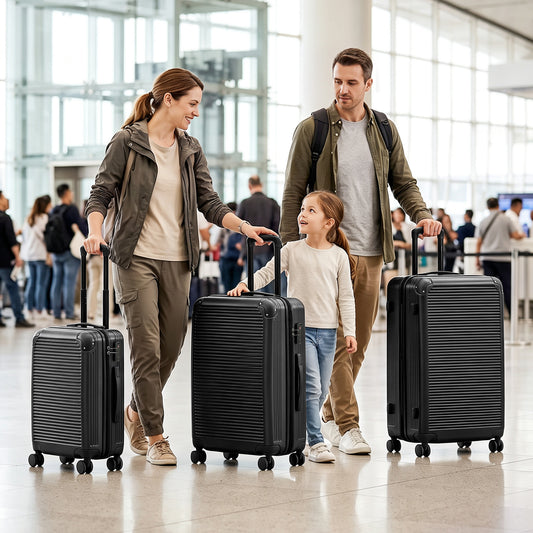 Ensemble de 3 valises rigides TSA 20/24/28 po