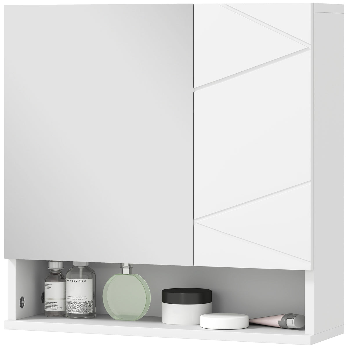 Armoire de pharmacie murale avec miroir