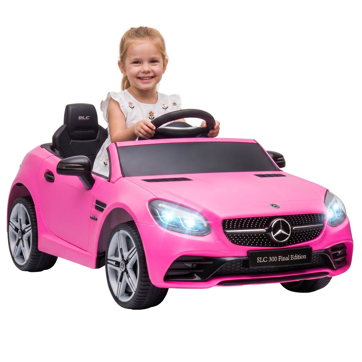 Voiture électrique enfant télécommande parentale double moteur 3-6 ans