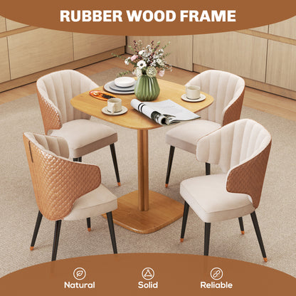 Table à manger moderne en bois
