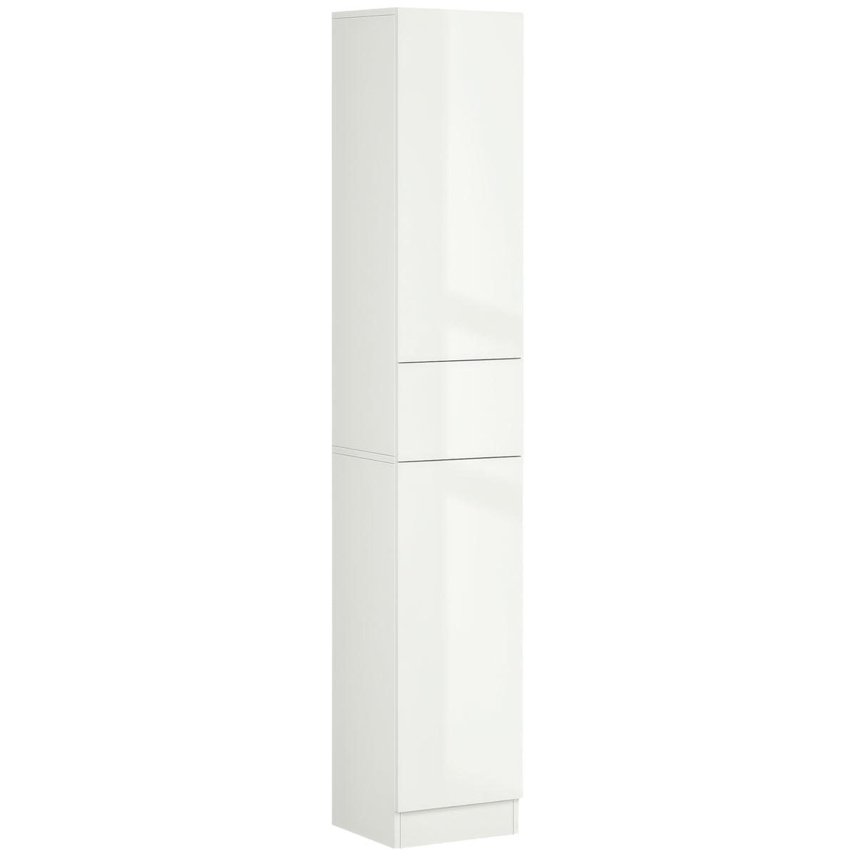Armoire salle de bain haute portes ajustables