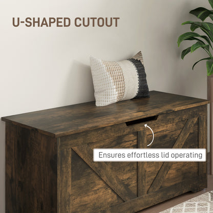 Coffre de rangement avec charnières de sécurité 127 L