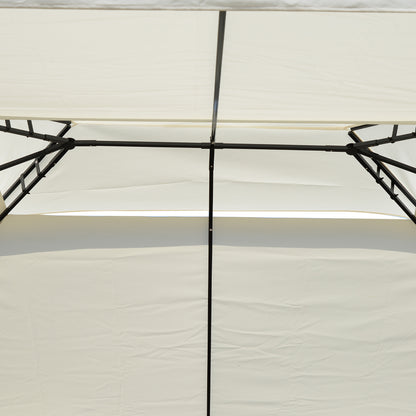 Gazebo acier double toit ventilé 10x13pi
