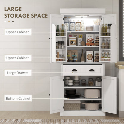 Armoire de cuisine garde-manger éclairage LED