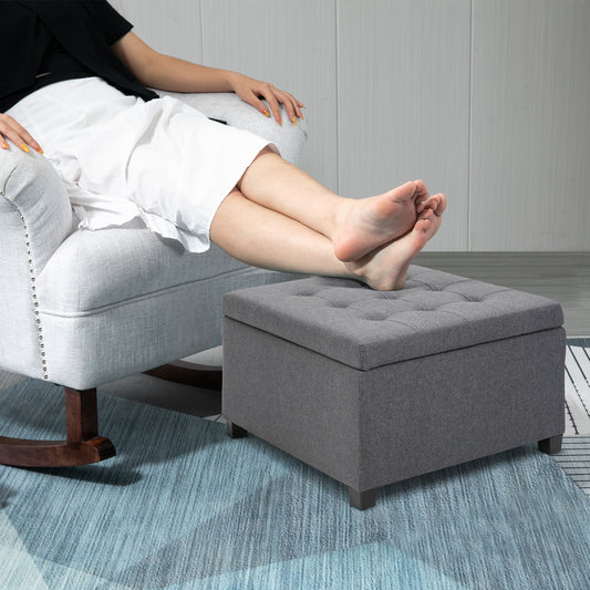 Banc de rangement capitonné avec siège rembourré