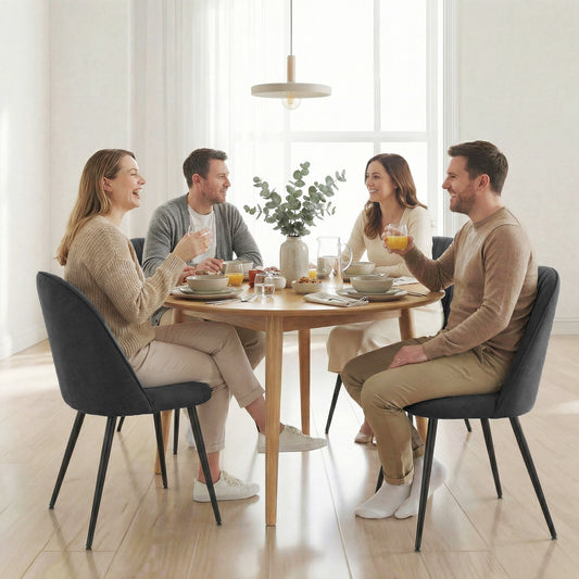 Ensemble de 4 chaises de salle à manger modernes