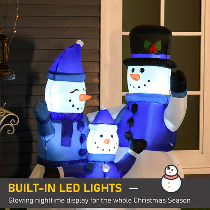Bonhomme de neige gonflable lumineux 2,4 m
