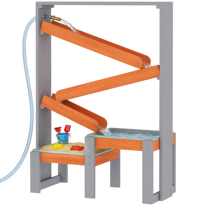 Table sensorielle sable et eau avec circuit pour enfants