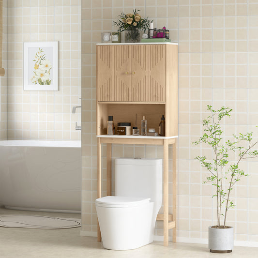Meuble de rangement au-dessus des toilettes