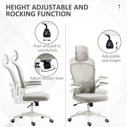 Chaise de bureau ergonomique avec support lombaire 4D