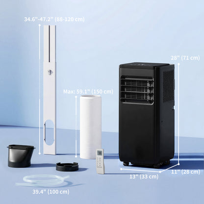 Climatiseur portatif 4-en-1 10 000 BTU Wi-Fi