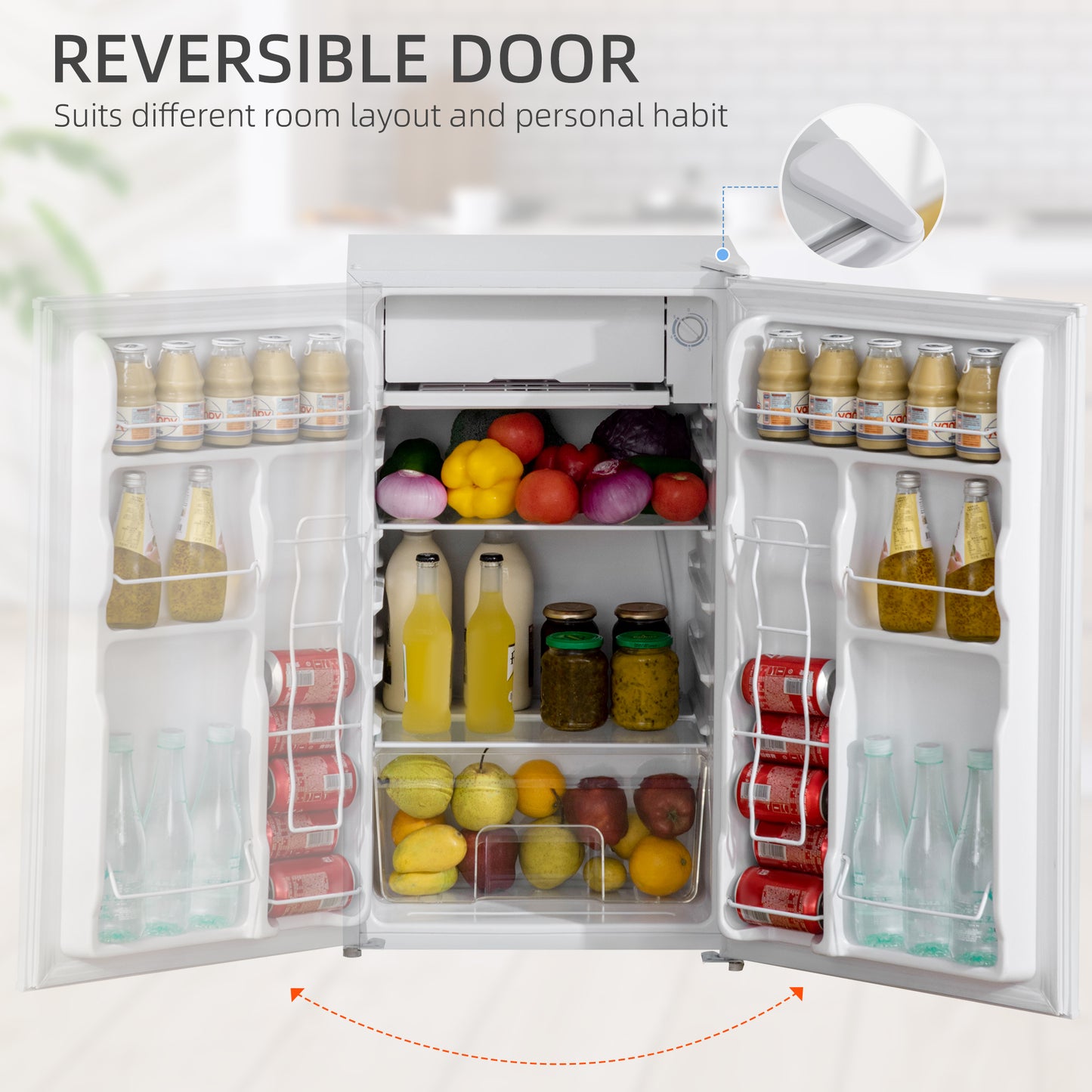 Réfrigérateur compact avec congélateur 3,2 pi³