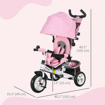Tricycle évolutif 6 en 1 pour tout-petits 1-5 ans