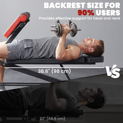 Banc de musculation multifonctionnel réglable