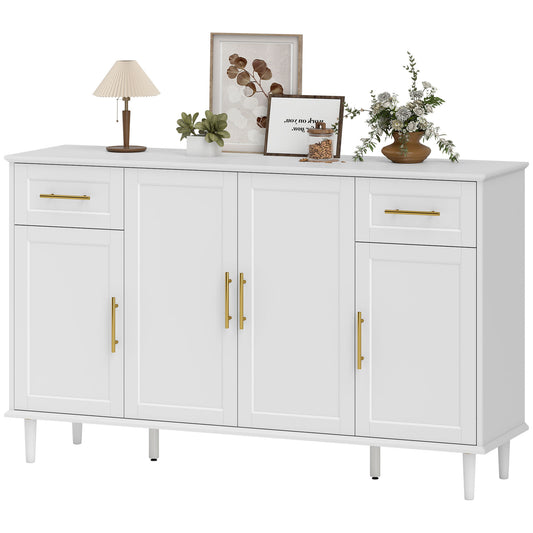 Buffet moderne avec portes à fermeture douce 140 cm