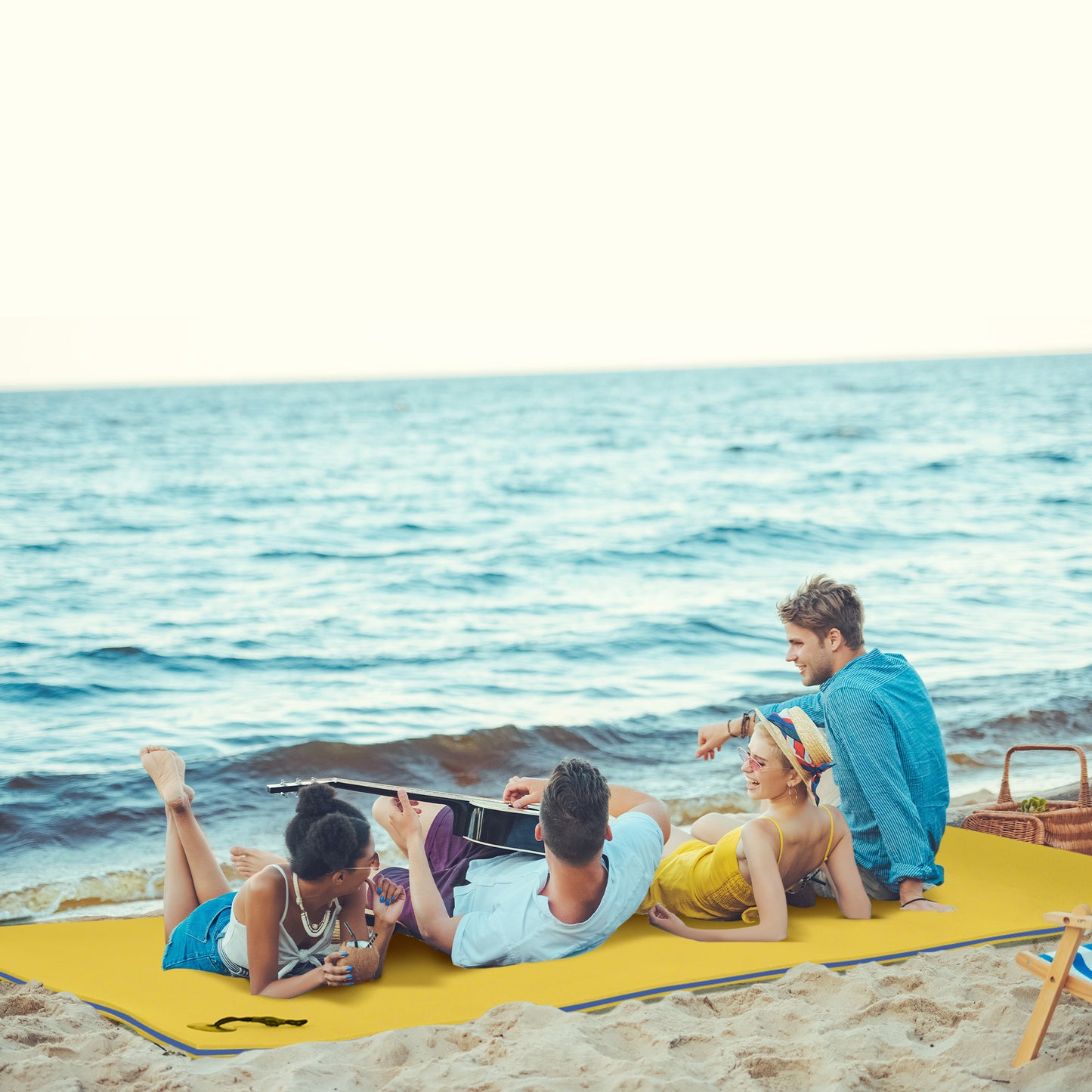 Tapis flottant en mousse XPE pour lac et piscine