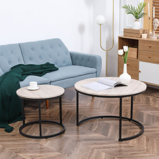 Ensemble de tables basses gigognes — Lot de 2
