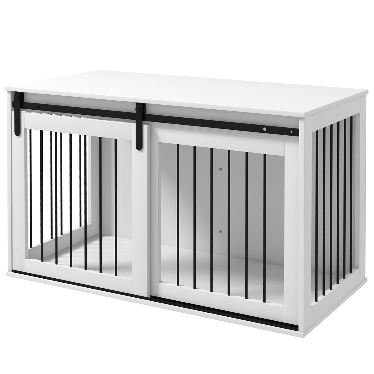 Cage pour chien meuble table d'appoint