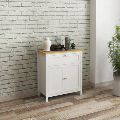 Buffet de rangement avec tiroir et portes ajustables