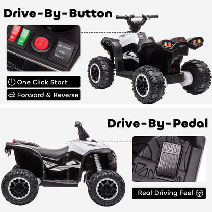 Quad électrique enfant avec musique et phares