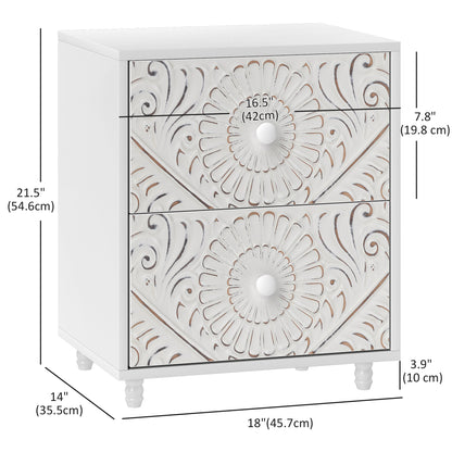 Table de chevet style moderne du milieu du siècle