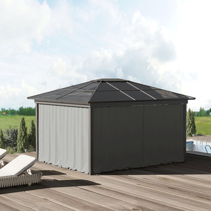 Rideaux de gazebo de remplacement 10' x 12'