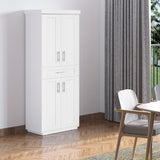 Armoire de cuisine autoportante à portes et tiroir
