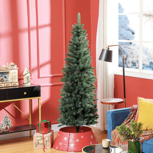 Sapin Noël Artificiel Mince 6 pi — Vert