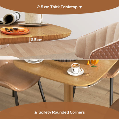 Table à manger moderne en bois