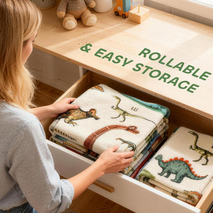 Tapis de jeu pour bébés motif dinosaure