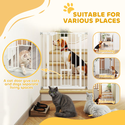Barrière pour chien robuste pour porte et escalier