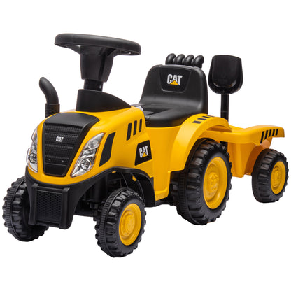 Tracteur enfant Caterpillar avec pelle et remorque