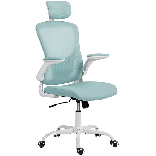 Chaise Bureau Ergonomique Aosom - Maille Respirante avec Support Lombaire