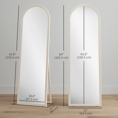 Miroir pleine longueur arqué sur pied 163 cm