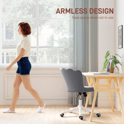 Chaise de bureau sans accoudoirs pivotante hauteur ajustable