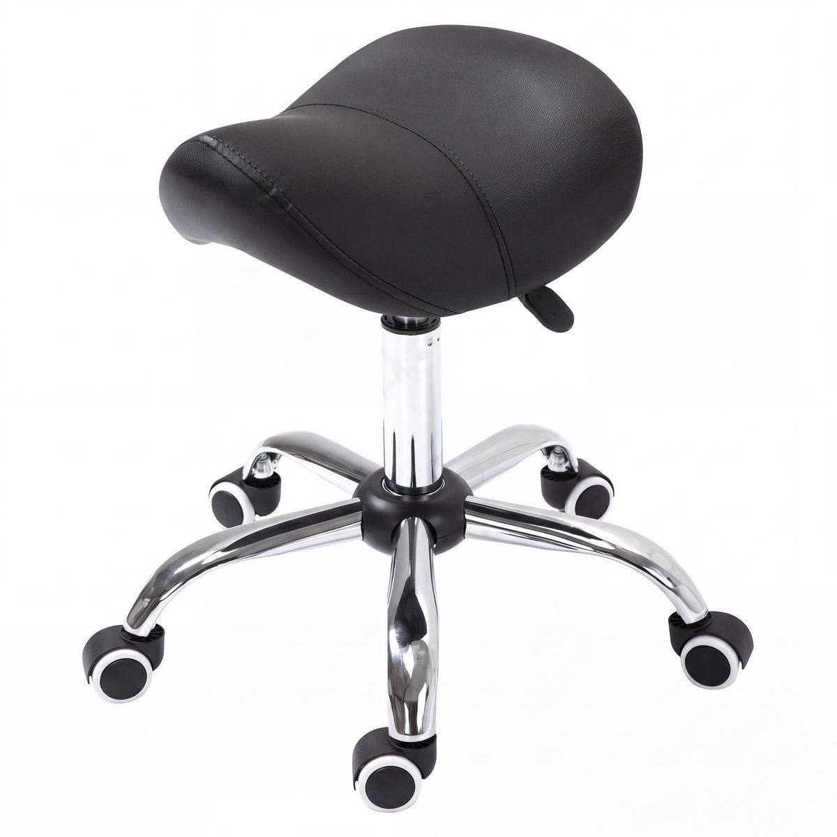 Tabouret selle ergonomique à roulettes réglable