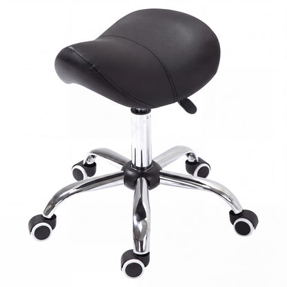 Tabouret selle ergonomique à roulettes réglable