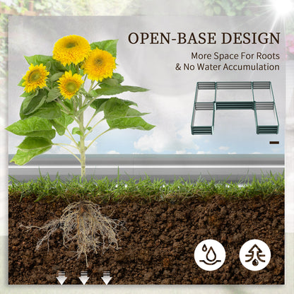 Jardinières surélevées en acier ensemble de 5