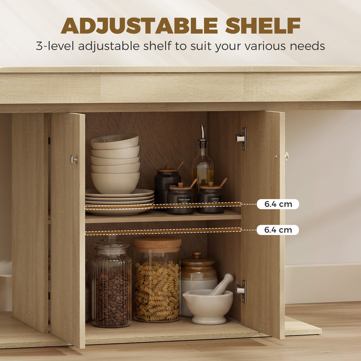 Table à manger extensible avec rangement