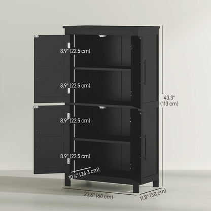 Meuble de rangement de salle de bain style fermette